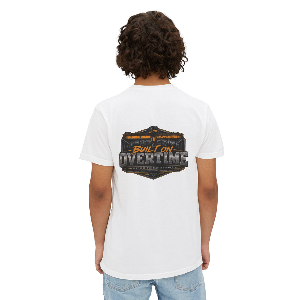 Built on Overtime Crane Series 001 Heavyweight Pocket Tee