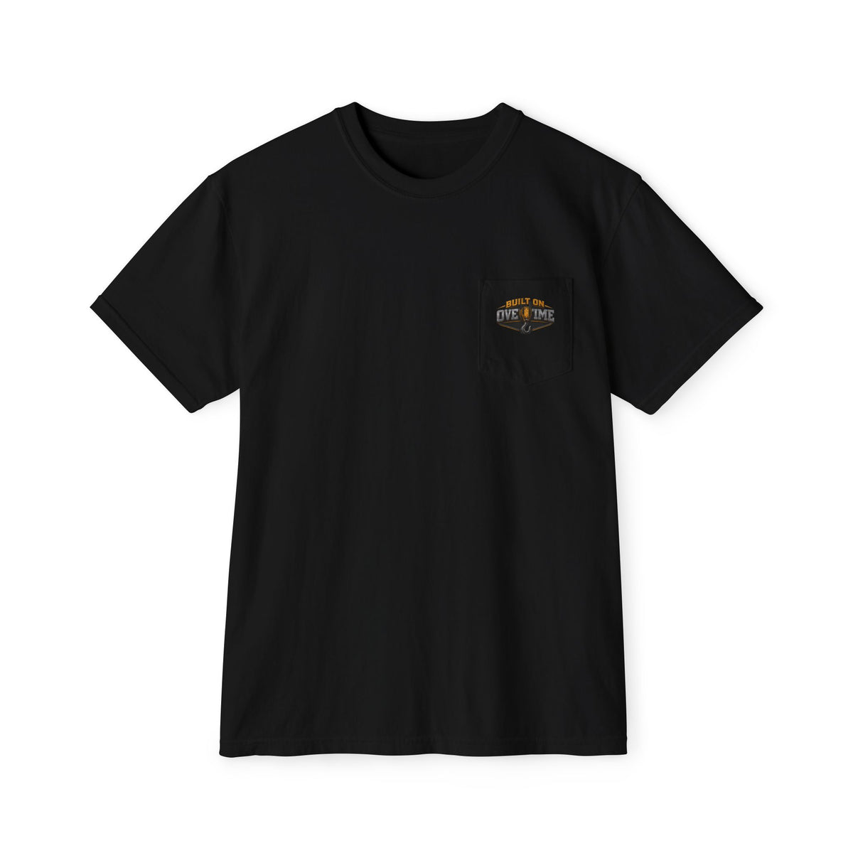 Built on Overtime Crane Series 001 Heavyweight Pocket Tee