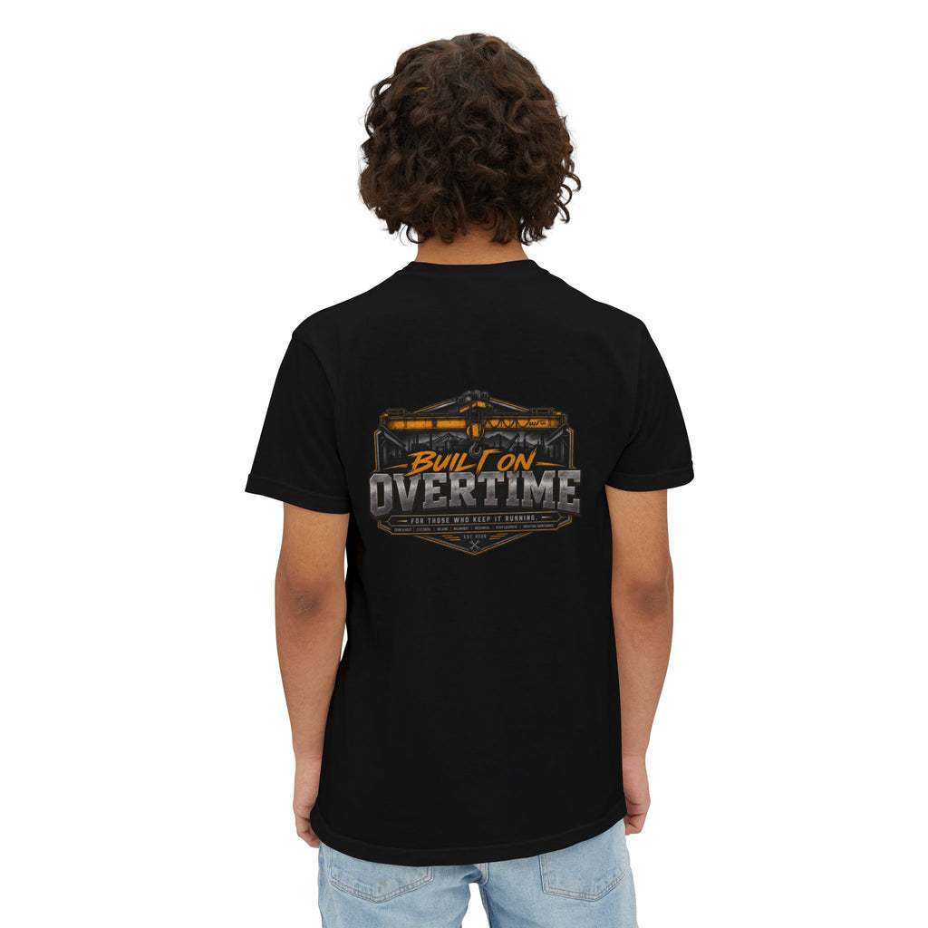 Built on Overtime Crane Series 001 Heavyweight Pocket Tee