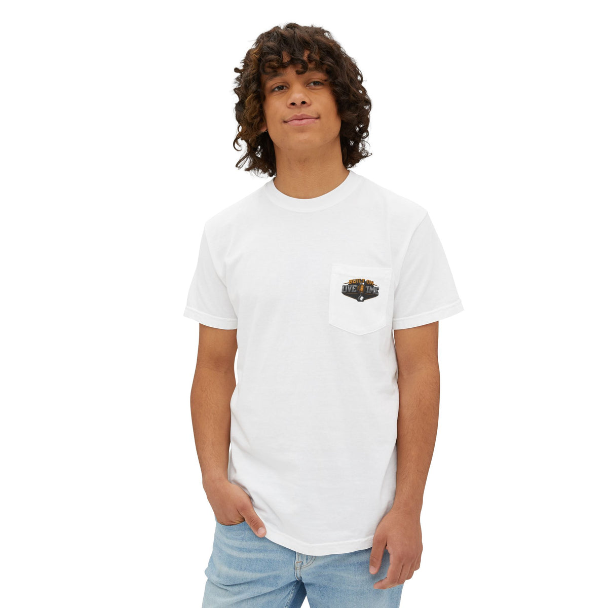 Built on Overtime Crane Series 001 Heavyweight Pocket Tee